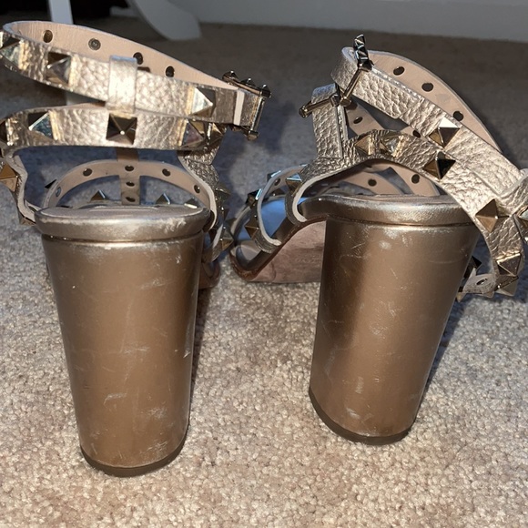 Valentino Rock-stud Caged Block Heel Sandals - Picture 5 of 13